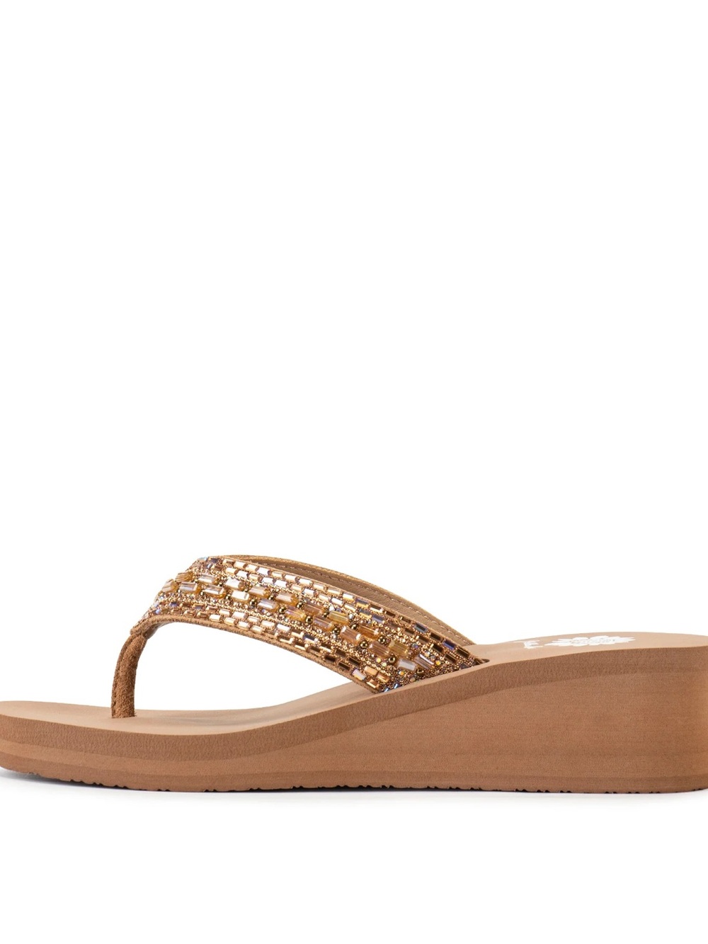 YELLOW BOX THONA TAN GENUINE LEATHER SANDALS MEDIUM WIDTH NEW IN BOX